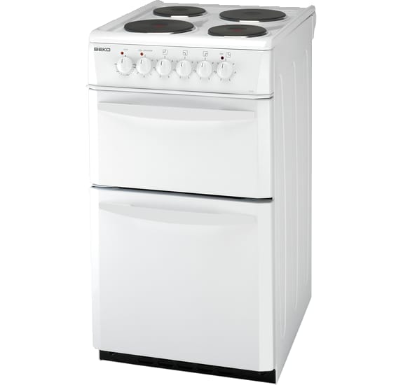 Beko white electric cooker 50cm 2025